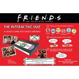 TOMY Games Friends the Interactive Quiz Game, Friends TV Series, Friends Quiz, Adult Game, Friends TV Show, Interactive Games, Suitable for Adults and Teenager 14 years+, Multicoloured, T73292