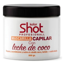 Mascarilla Capilar Con Leche De Coco Cabello Kolor Shot 500g