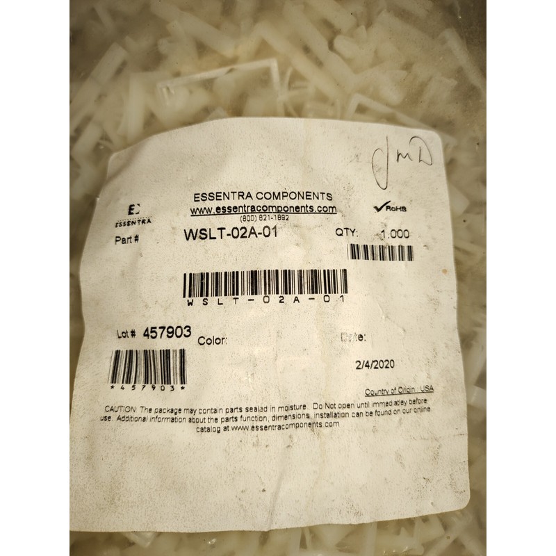 Essentra Components WSLT-02A-01 Snap-in Hinged Wire Saddle (1000 pcs)