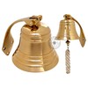 4" Solid Polished Brass Bell Marine Nautical Wall Mounted Hanging