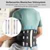 GINTRON Back Support Belt, Breathable Back Support for Men and