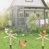 Chicken Perch Toys for Coop, Wooden Chick Perch Stand with