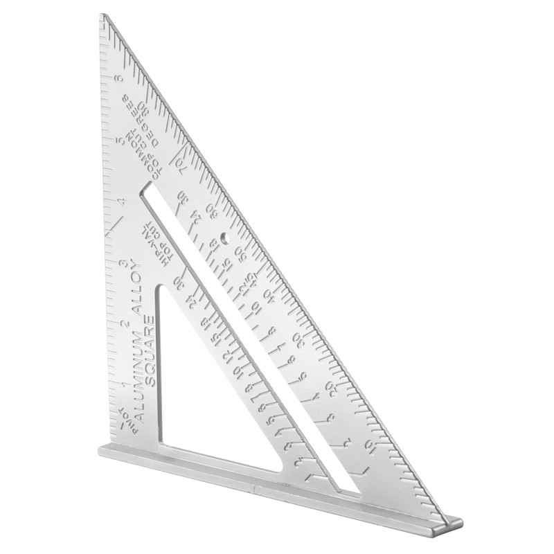 Jazooli 7" Aluminium Multifunctional Set Square Tri-Square Mitre Saw Guide
