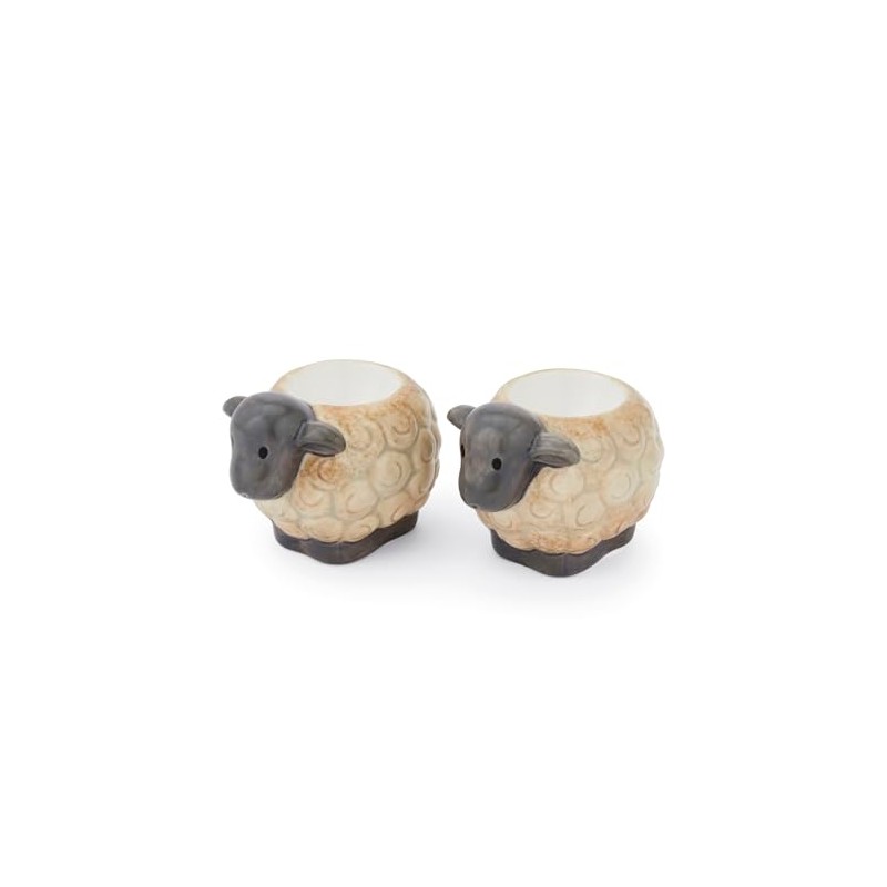 Cooksmart Highland Sheep Egg Cup Set of 2 | British
