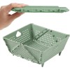 DOPMEP Collapsible Kitchen Strainer Colander Foldable Drain Basket