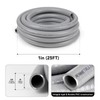 Elecoman 1 inch 25ft Liquid-Tight Conduit and Connector Kit,Flexible Non-Metallic