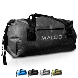 Malo'o Waterproof Dry Bag Duffel 40L/60L/100L, Roll Top Duffel Keeps Gear Dry for Kayaking, Rafting, Boating, Swimming, Camping, Hiking, Beach, Fishing - Internal & External Pockets and Molle Loops
