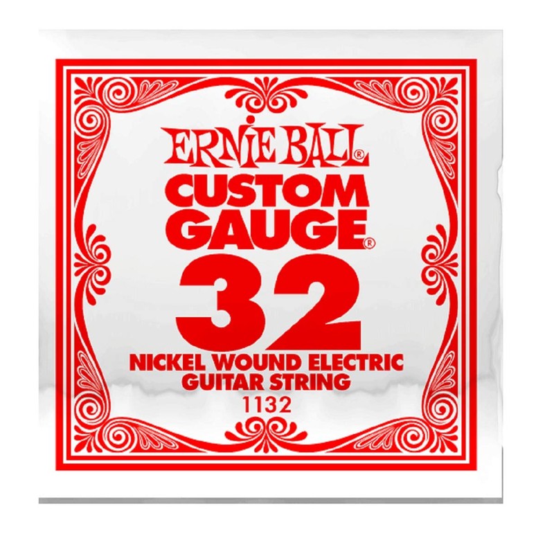 Ernie Ball: 1132 Custom Gauge .032 Nickel Wound Electric Guitar
