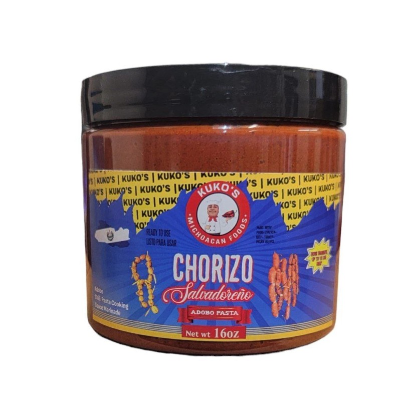 Kuko's M Foods Chorizo Salvadoreño Adobo paste - 16 oz