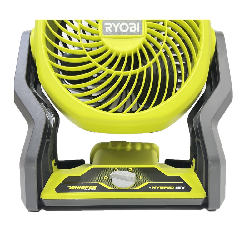 Factory Reconditioned 18-Volt Hybrid Portable Fan Kit with Battery and