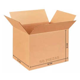 Linium 50 Caja Carton Nueva Empaque E-commerce Envios 16x12x12