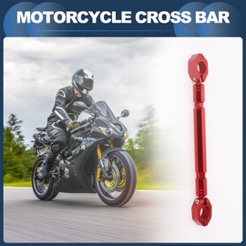 INFINAUTO Motorcycle Suspension Arm 31 cm / 12.20 Inch Motorcycle Handlebar Extension with Small Wrench Red 1 Set