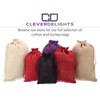 CleverDelights 30" x 40" Red Burlap Bags - 2 Pack