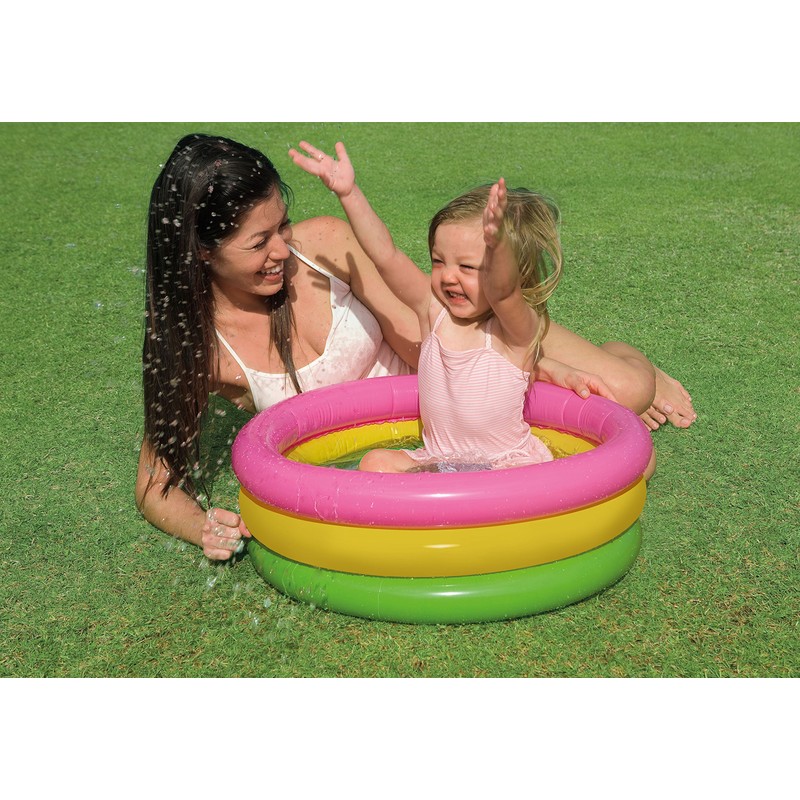 Intex Sunset Glow 57402NP Baby Pool 3 Ring Diameter 61