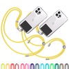 TBOC 2X Cell Phone Lanyard [Yellow] - Comfortable Universal Smartphone