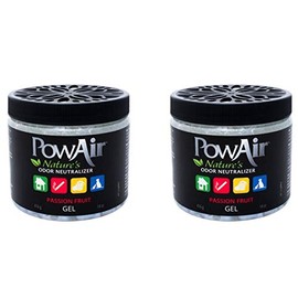 PowAir Odor Neutralizer Gel (Passion Fruit, 2-Pack (500ml))