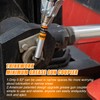 THINKWORK Grease Gun Coupler, Double Handle Extra Reach Upgrade, Strong