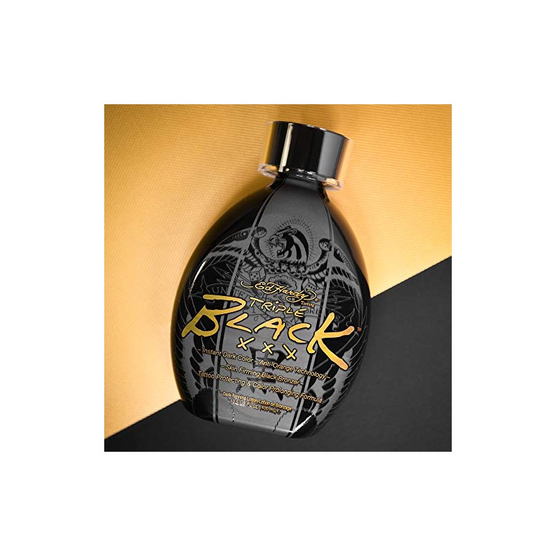 Ed Hardy BLACK XXX Instant Dark Colour Tanning Lotion, 400ml