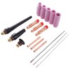 17Pcs TIG Welding Set ABS Argon Arc Welding Torch Glass