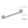 Design House 514067 Commercial Safety Grab Bar 24-inch Polished Stainless