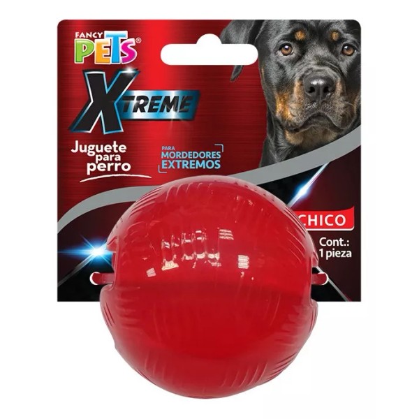 Fancy Pets Juguete Para Perro Juguete Bola Resistente Ch Fancy Pets Color Rojo