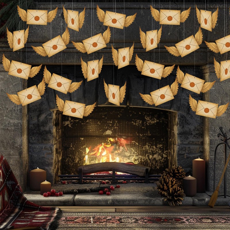 100Pc Floating Wizards Postcards Envelope Card Magical Wizards Floating Acceptance