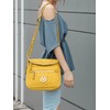 MKF - Bolso cruzado para mujer, de piel sintética pequeña,