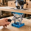 4-Inch Adjustable Aluminum Router Lift Table 5kg Capacity