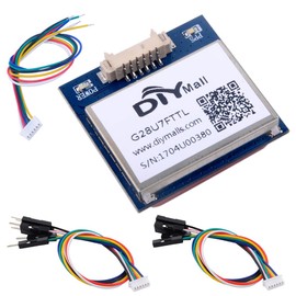 DIYmalls G28U7FTTL GPS Receiver Module 3.3V-5V w/Flash Ceramic Antenna 9600bps 1Hz NMEA-0183 for Arduino Flight Control