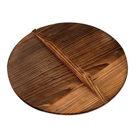 PRETYZOOM Wooden Pot Lid Water Universal Pan Lid Wood Pot Cover Pot Dome Wooden Lids Griddle Lid Kitchen Tool Accessories Universal Cookware Lid Japanese Pot Cover 14 12 Inch Gai Gai Wok