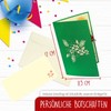 LINPOPUP® Pop-Up Card Flowers, Birthday Card, Greeting Cards Flowers, Folding