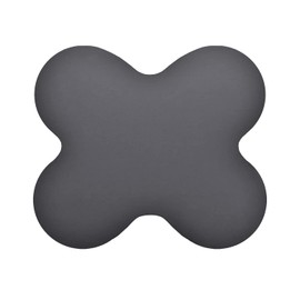 Cushion Cover, Dark Grey, Single Pack, Perfect for Acamar Side Sleeper Pillow, Mako Cotton (Double Jersey), Non-Iron and Tumble Dryer-safe, Cushion Cover with Zip, Oeko-Tex Certified