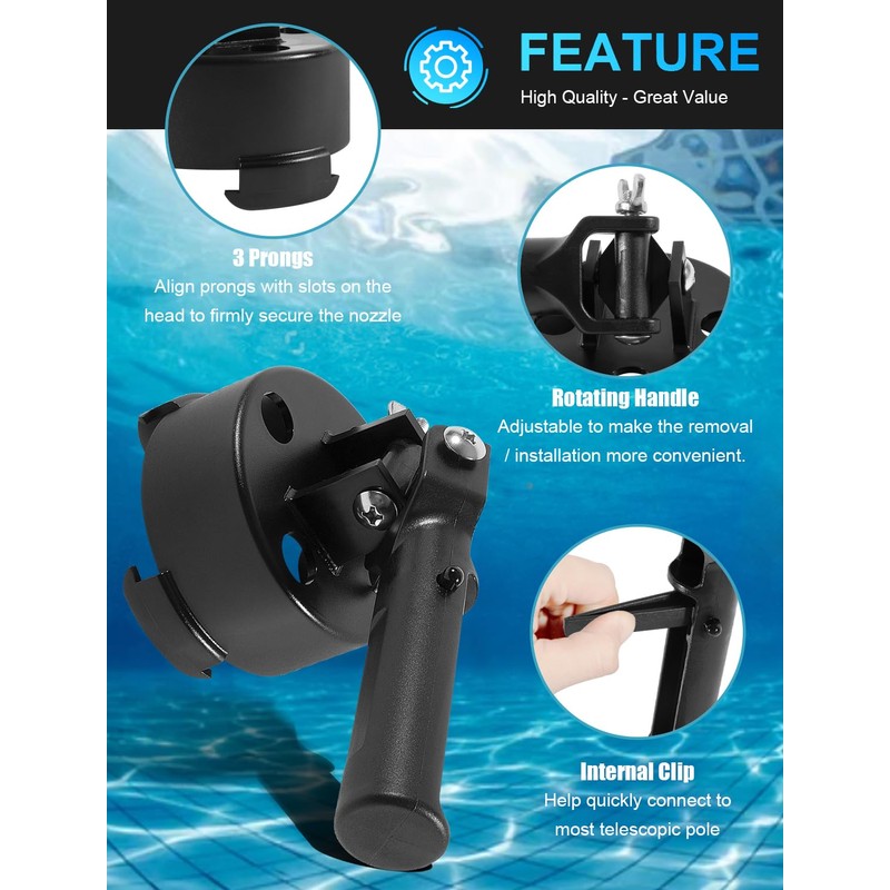 Plastic Pool Nozzle Tool Cleaning Head Removal Tool For 004-552-5440-00