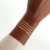 Coshilta Bracelets for women 4PC Cuff Adjustable 14K Gold Plated