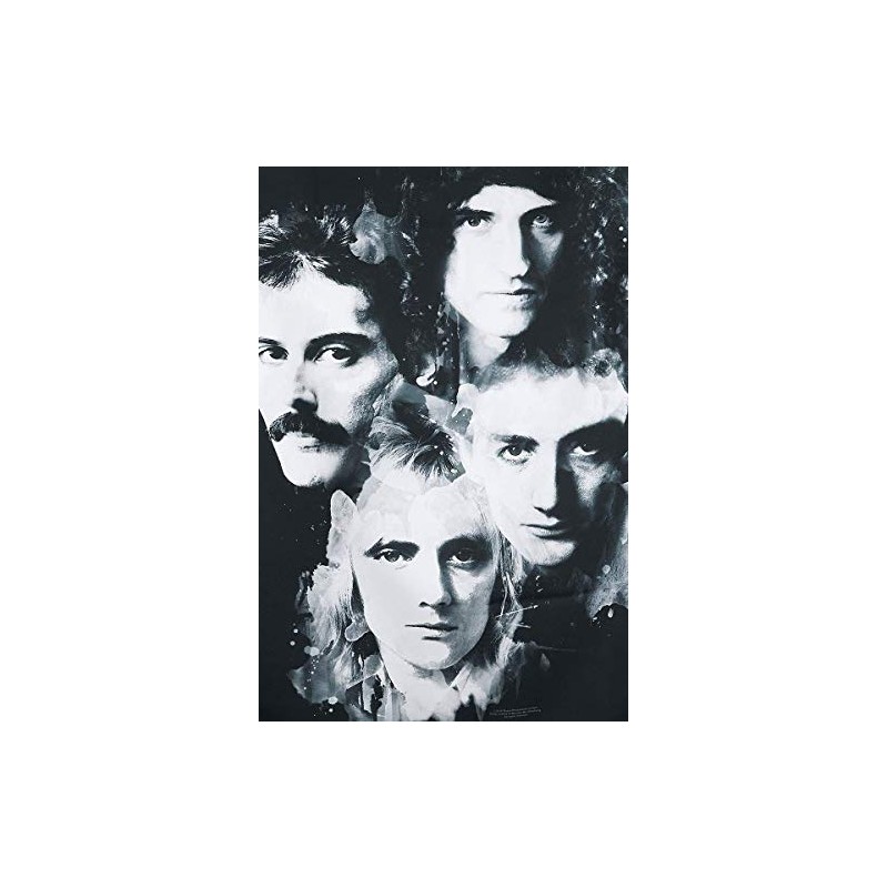Queen - Faces Textile Poster