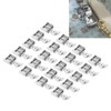 20 Pcs Zipper Presser Foot Stainless Steel Invisible Zipper Sewing