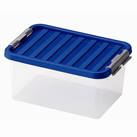 Heidrun Europlastic Container System Box with Lid, 34 x 23 x 16 cm, Assorted Colours