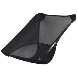 FIELDOOR Portable Compact Outdoor Chair Spare Seat for Low Back [Black] Replacement Seat