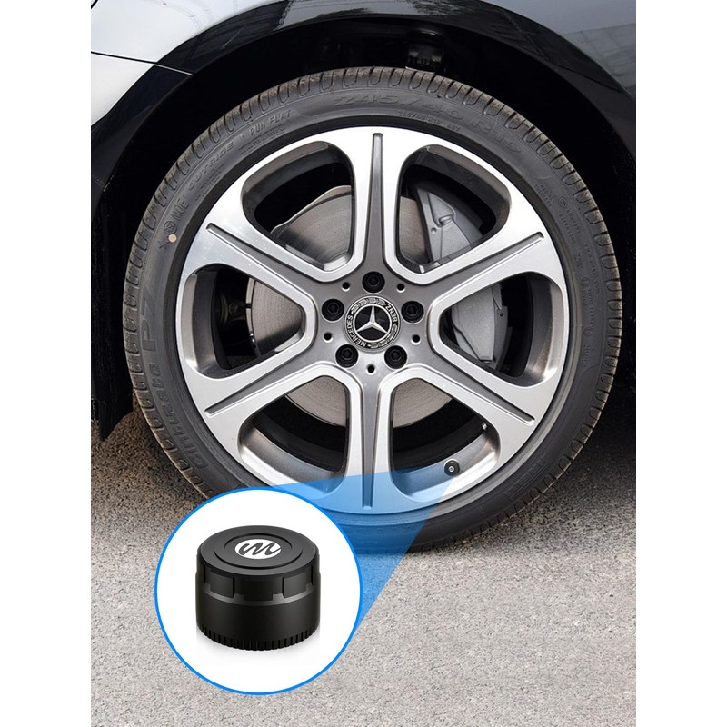 Moman RV Tire Pressure Monitoring System, Car TPMS Sensors Set