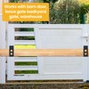 8 Pack Door Barricade Brackets, Heavy Duty 2x4 Door Barricade
