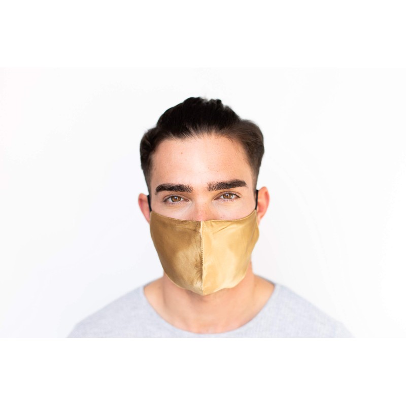 Habac Studio 100% Mulberry Silk Face Mask Pocket Filter Nose