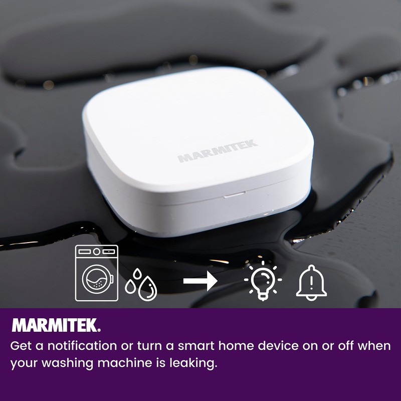 Zigbee Wireless Water Detector - Marmitek Sense MA Flood Sensor