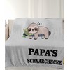Magicoco Papa Cuddly Blanket Gift for Dad, Sloth Blanket, Father's