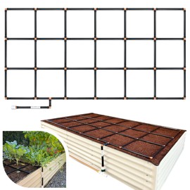3x6 Garden Grid Watering System | Preassembled, Raised Garden Watering System, Drip Irrigation Kit, Square Foot Gardening Grid | U.S. Made, All-Season Durable, Designed to Last | Dims: 33.5" x66"