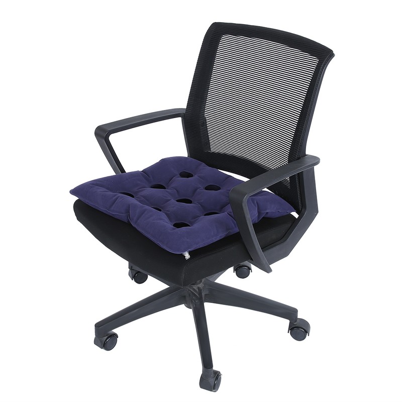 Portable Thick Inflatable Seat Cushion Comfortable Chair Cushion for Elderly