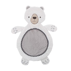 Levtex Baby - Bailey Playmat - Bear - Charcoal, Taupe, White - Nursery Accessories