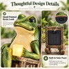 Solar Frog Garden Light for Outdoor Decoration – Waterproof Resin