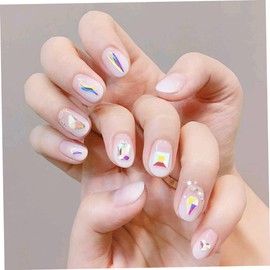 Healvian 300pcs Flatback Nail Charms Crystal Rhinestones for Nail Art and Face Makeup Mixed Styles Easy to Apply for Crafts Jewelry and Accessories