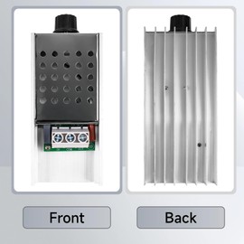 10000W Motor Speed Controller, High Power AC 110V 120V 220V Electronic Voltage Regulator with Shell for Dmming Speed/Temperature Regulation