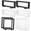 Levemolo 8pcs Floating Jewelry Display Frame Transparent Necklace Bracelet Showing
